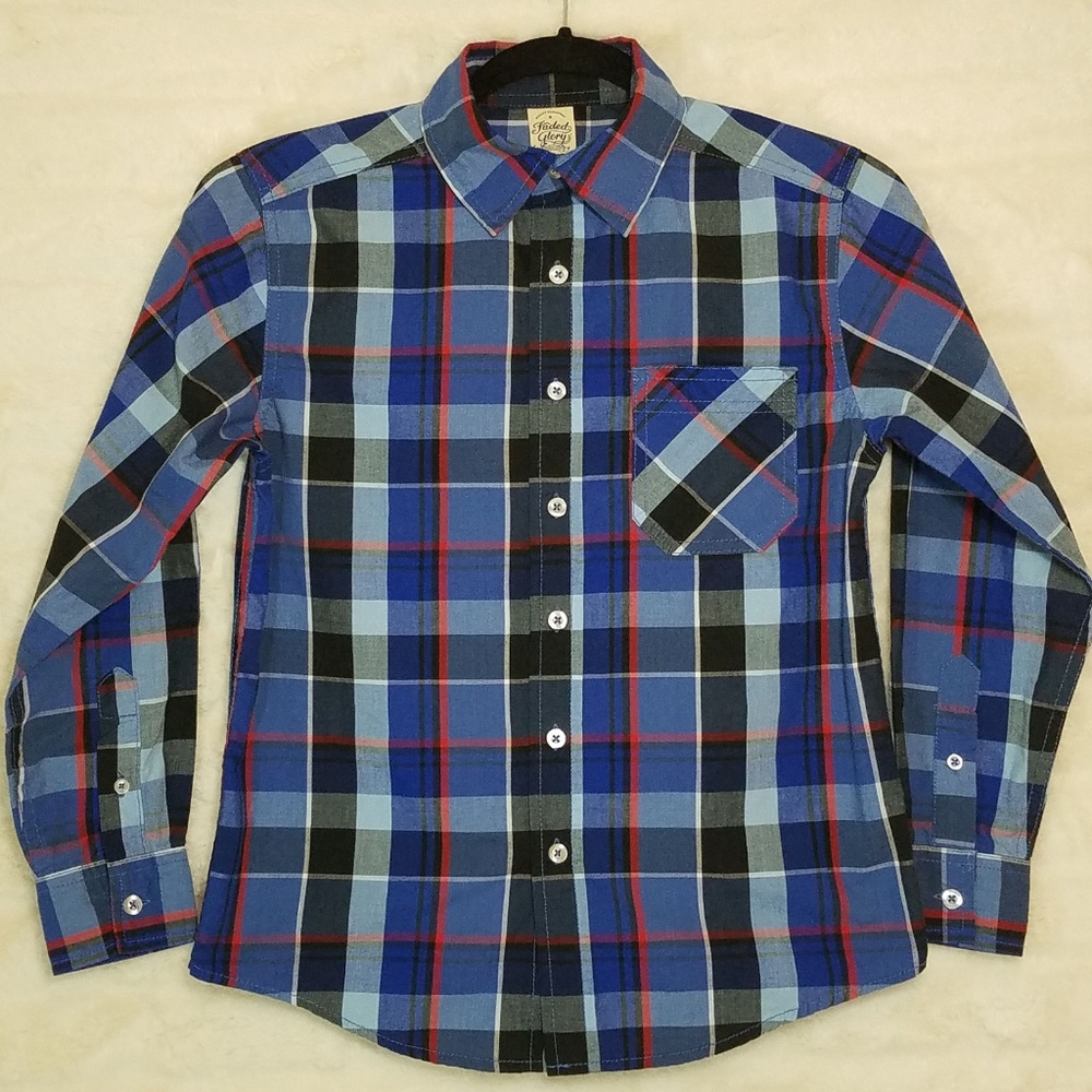 2 for $15 Boys Plaid Button Down